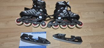 Brusle Tempish CLIPS DUO, nastavitelné led in-line kolečkové - 2