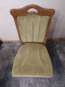 Jídelní židle z masivu 6 ks - 2