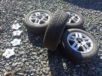 alu kola 6,5Jx16 ET49 4x100 205/60/16 zimní - 2