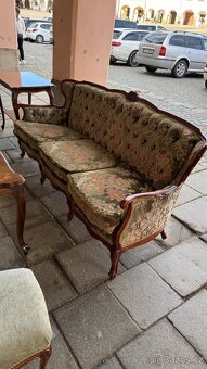 Starožitná secesní sofa / kanape – elegance starých časů - 2