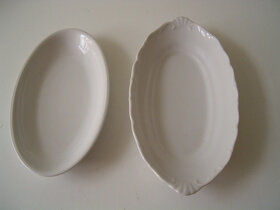 Talíře, retro talíře, keramické tácy, miska - 2