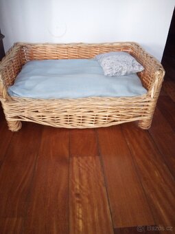 Pelíšek proutěný pro pejska - 2