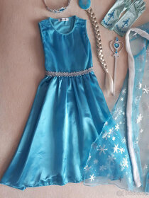 Frozen-Ledové království, Elsa-kostým (šaty,plášť) a doplňky - 2