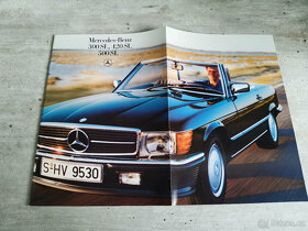 Prospekt Mercedes-Benz 300 SL, 420 SL, 500 SL R107 (1985) - 2