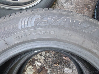 2x letní pneu sava 195/65 r15 (6,5 mm) - 2