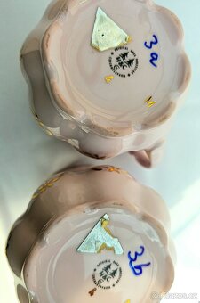 Hrníček z růžového porcelánu. 2ks sada - 2