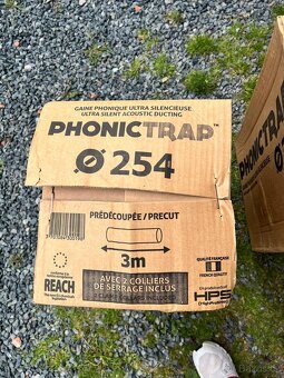 3x Odhlučněné potrubí PhonicTrap 254mm/3m - 2