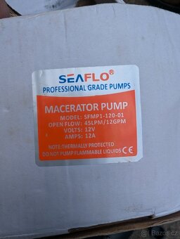 lodni macerator , sanitarni cerpadlo 12 v - 2