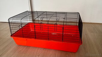 Klec pro králíka + přepravka a příslušenství - 2
