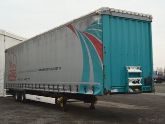 KRONE SZ lowdeck, BPW, roof lift, dvouosý návěs - 2