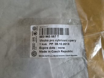 Škoda Octavia III vyhřívání předního sedadla - 2