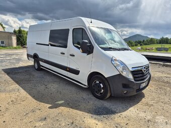 Opel Movano 2.3CDTi, 6míst, tupláky, tažné - 2