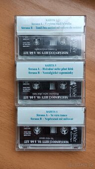 3x audiokazeta – Nestárnoucí hity 50. a 60. let - 2