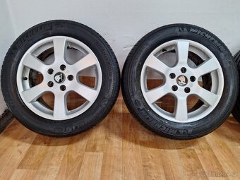 Alu kola R16 5x112 CMS + letní pneu 205/55/16 Michelin - 2