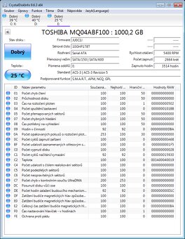 Hdd Toshiba 1Tb 2,5" 7mm - 2