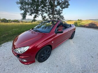 Peugeot 206CC-kabrio, 1.6i 80kW, 142000km, nová TK.. - 2