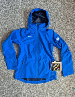 NOVÁ dámská GTX bunda Mammut Ayako Tour HS Hooded Women Ice - 2