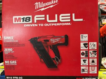 hřebíkovačka Milwaukee M18 FFN-0C - 2