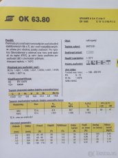 Nerezové elektrody ESAB OK 63.80 - 2