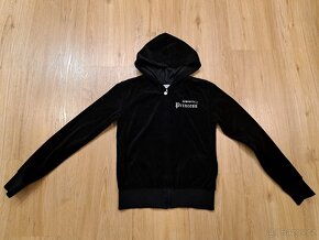 Černá sametová mikina zn. H&M, vel. 158 - 2