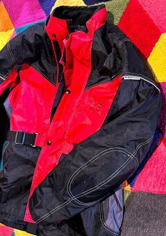 PÁNSKÁ MOTO BUNDA S VÝSTUŽEMI NA MOTORKU XL ENDURO - 2