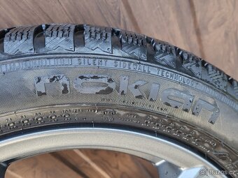 Prodám zimní sadu pneu 195/55R16, ET50, 5x100, Nokian - 2
