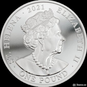 MINCE 1 OZ NAPOLEON BONAPARTE 200. VÝROČÍ ÚMRTÍ, EMISE 2021 - 2