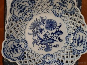 Nová mísa 5-ti hranná prolamovaná 19 cm, Cibulák - 2