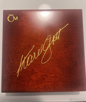 Zlato/ sada zlatých 1/2oz mincí 3 medailí Karla Gotta - 2