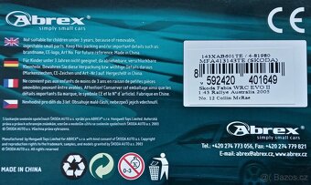 ABREX 1:43 RALLYE AUSTRALIA 2005 - 2