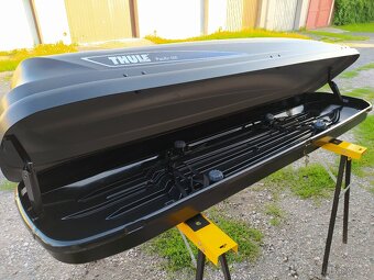 THULE PACIFIC 500 ČERNÝ MATNÝ,STŘEŠNÍ BOX,RAKEV,TOP STAV - 2