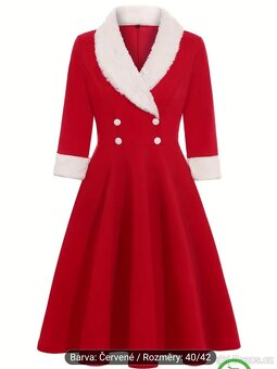 Dámské šaty Vánoce - 2