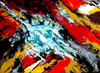 Abstraktní obraz 75x55cm - 2