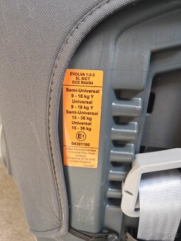 Autosedacka evolvea 123 - 2