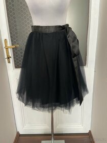 Černá zavinovací tylová tutu sukně vel. 36-44 - 2