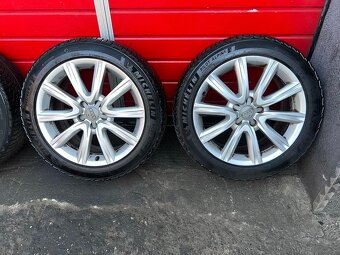 Original ALU kola Audi 18\" 8J ET39 + zimní pneu 245/45/R1 - 2