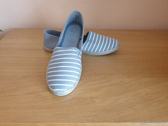 Zcela nové espadrilky/plátěnky vel 40 - 2