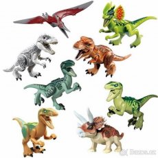 FIGURKY JURSKÝ SVĚT DINOSAUŘI K LEGO 16 KS - 2