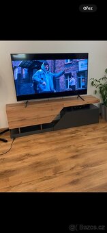 Tv skřínka - dub, antracit - 2