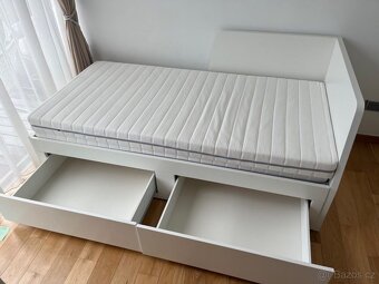 Rozkladaci postel Ikea flekke 80/200 rozlozena 160/200 - 2