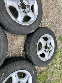 Sada litá kola 4x100 r13 s letním pneu 165/70 r13 - 2