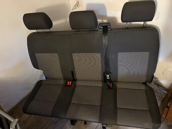 Trojsedadlo/sedačka VW t5.1 caravelle - 2