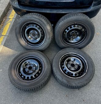 Zimní sada kol bridgestone – 5x112, R15, 195/65/15 - 2