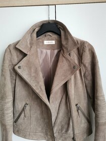 Dámská kožená bunda zn. CAMAIEU - 2