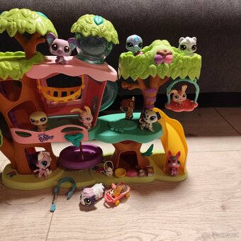 LPS sada stromový domeček zvířátka a doplňky - 2