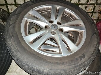 Alu kola 18” 5x114,3 Hyundai a letní pneu 235/60/R18 - 2