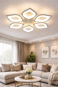 Designové stropní LED svítidlo s motivem okvětních lístků - 2