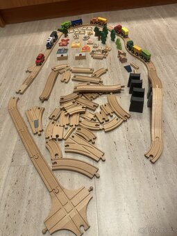 Vláčkodráha - stavebnice Ikea Lillabo - 2
