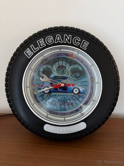 hodiny ve tvaru pneumatiky — Tyre Model Clock "Elegance" - 2