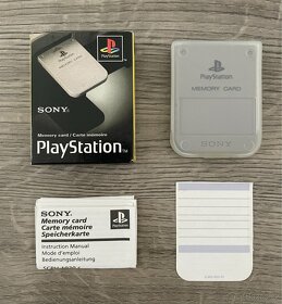 NOVÉ paměťové karty Playstation 1 - 2